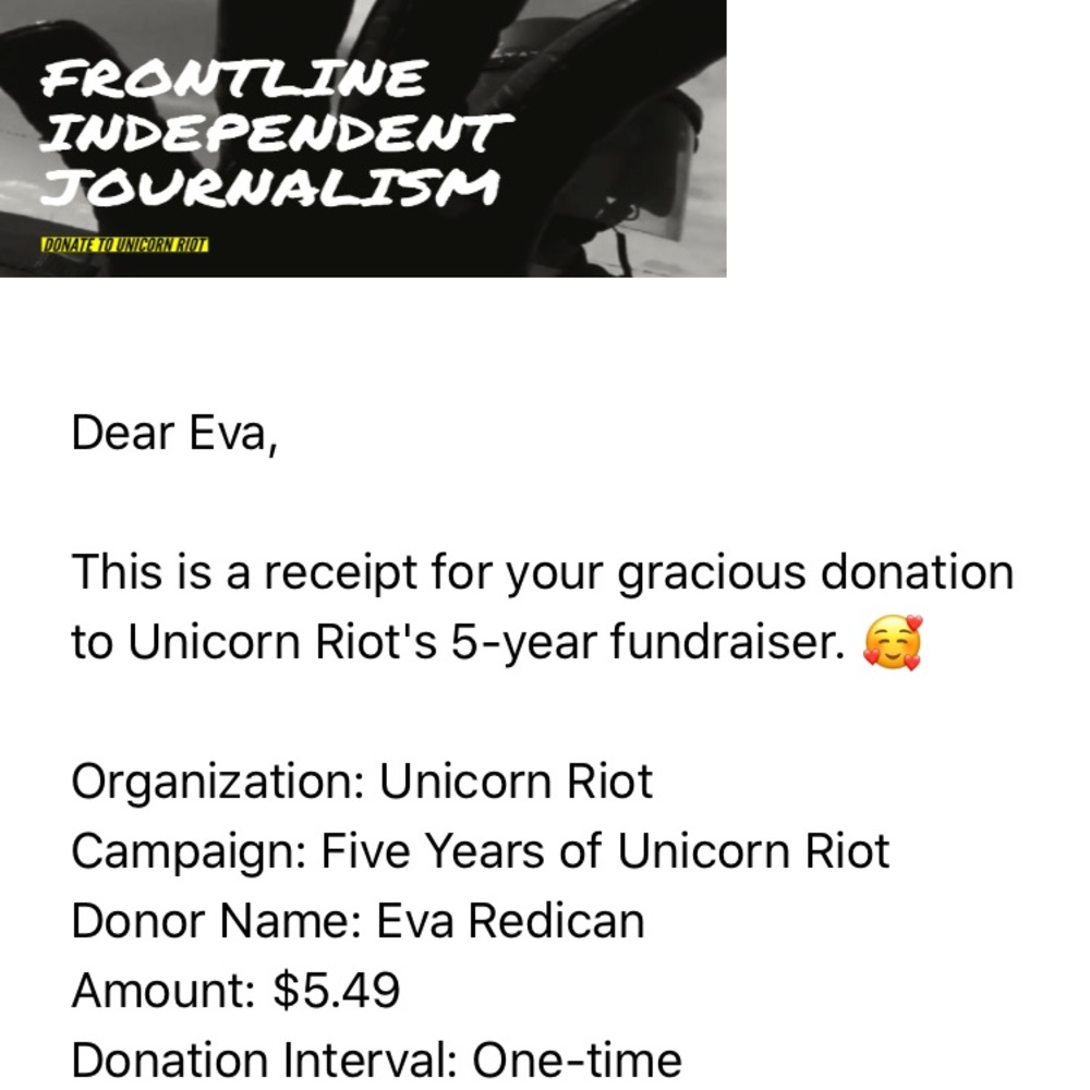 DONATIONS PROOF - Picture 3 of 4